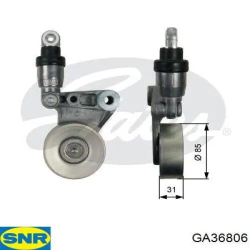 Reguladora de tensão da correia de transmissão SNR GA36806 preço, a partir de 156,07 USD