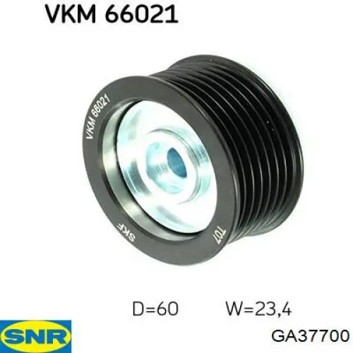 Rolo parasita da correia de transmissão SNR GA37700 preço, a partir de 37,08 USD
