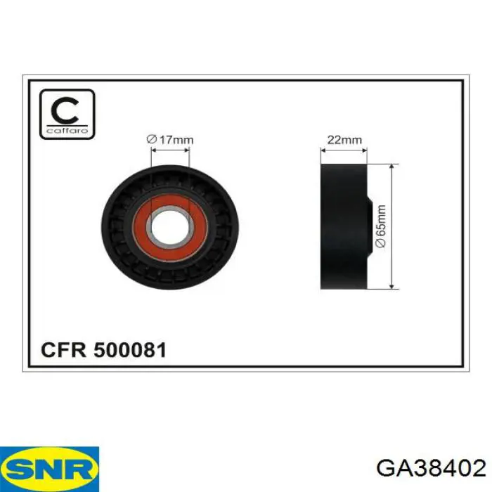Compre GA38402 SNR Reguladora de tensão da correia de transmissão