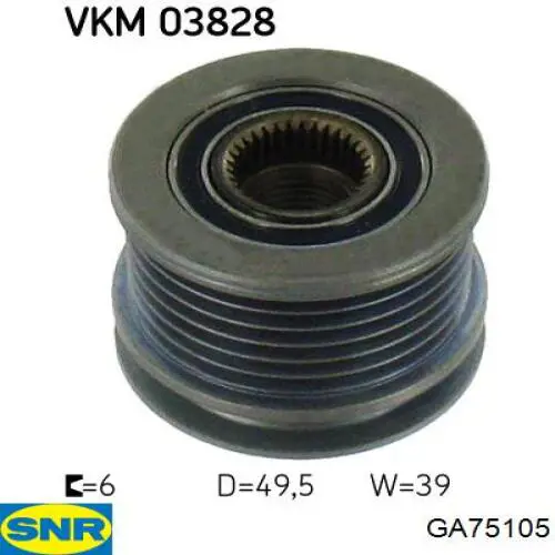 Compre GA75105 SNR Polia do gerador