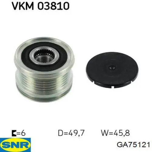 Compre GA75121 SNR Polia do gerador