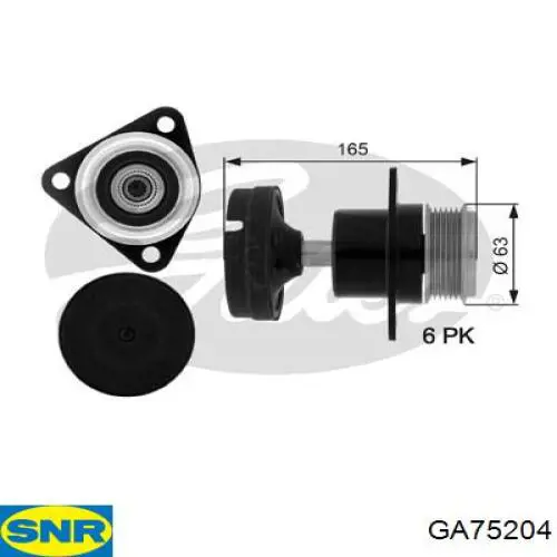 Polia do gerador SNR GA75204 preço, a partir de 126,07 USD