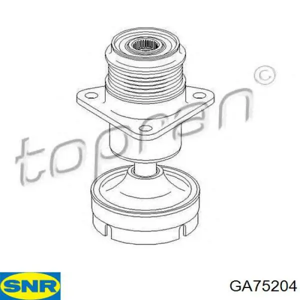 Compre GA75204 SNR Polia do gerador