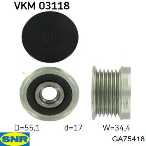Compre GA75418 SNR Polia do gerador