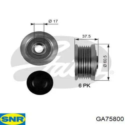 Compre GA75800 SNR Polia do gerador
