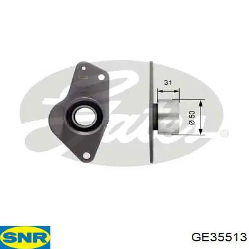Rolo parasita da correia do mecanismo de distribuição de gás SNR GE35513 preço, a partir de 24,14 USD