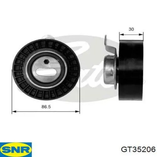 Rolo de reguladora de tensão da correia do mecanismo de distribuição de gás SNR GT35206 preço, a partir de 32,23 USD