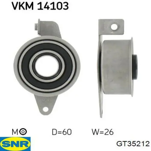 Rolo de reguladora de tensão da correia da Bomba de Combustível de Pressão Alta SNR GT35212 preço, a partir de 19,77 USD