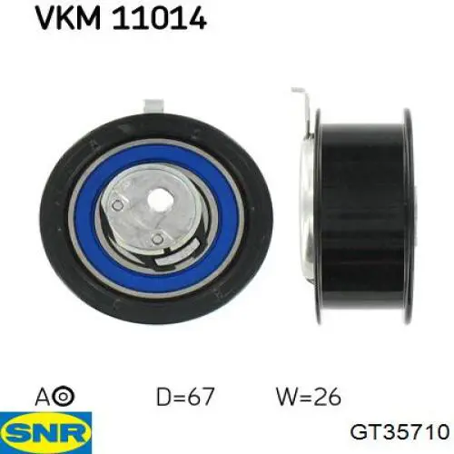 Rolo de reguladora de tensão da correia do mecanismo de distribuição de gás SNR GT35710 preço, a partir de 44,41 USD