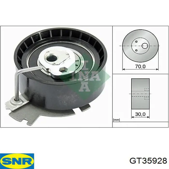 Reguladora de tensão da correia do mecanismo de distribuição de gás SNR GT35928 preço, a partir de 23,27 USD