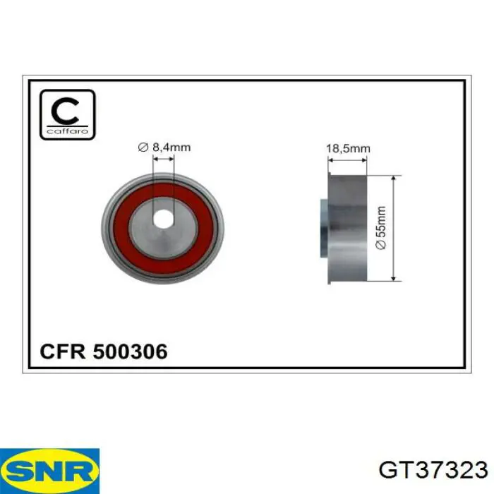 Compre GT37323 SNR Rolo de reguladora de tensão da correia de equilibração