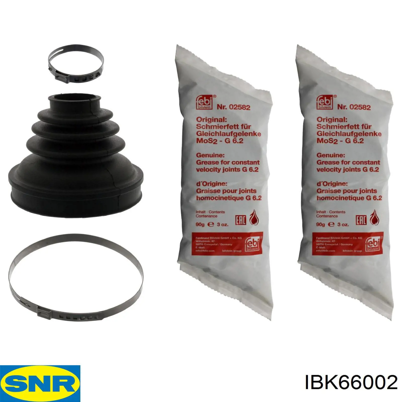 Bota de proteção interna de junta homocinética do semieixo dianteiro SNR IBK66002 preço, a partir de 38,06 USD