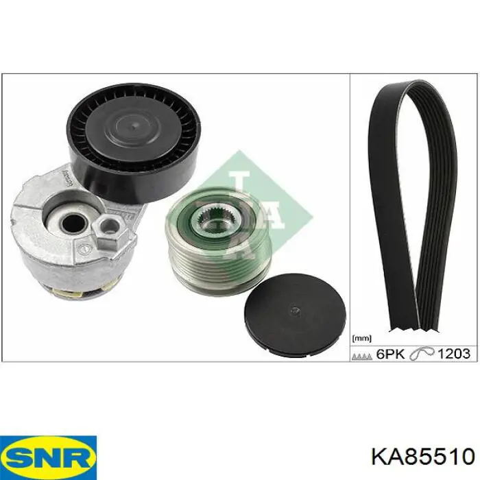 Correia dos conjuntos de transmissão, kit SNR KA85510 preço, a partir de 62,54 USD