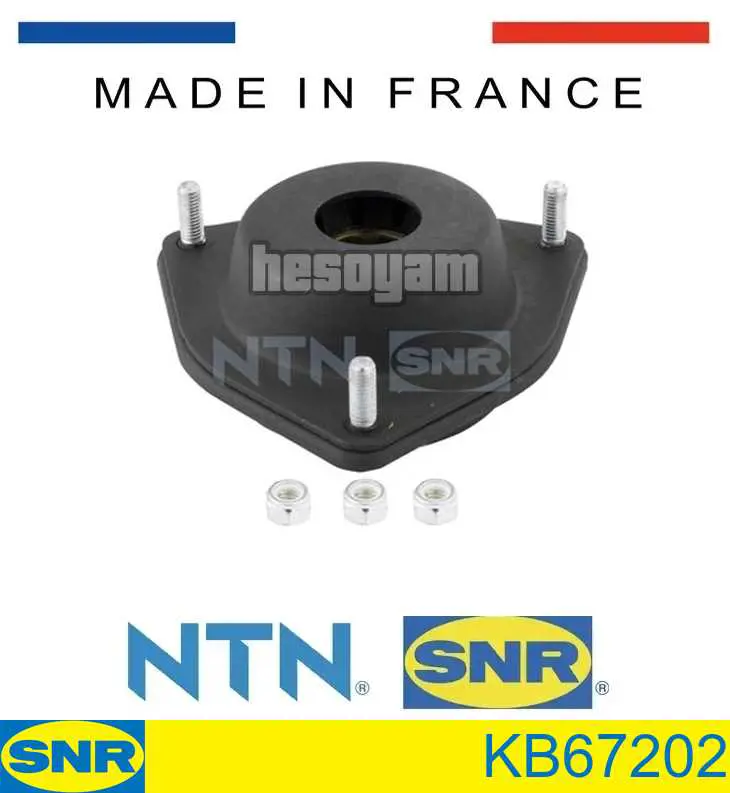 KB67202 SNR Suporte de amortecedor dianteiro