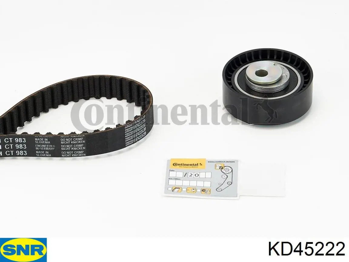 Correia do mecanismo de distribuição de gás, kit SNR KD45222 preço, a partir de 44,59 USD