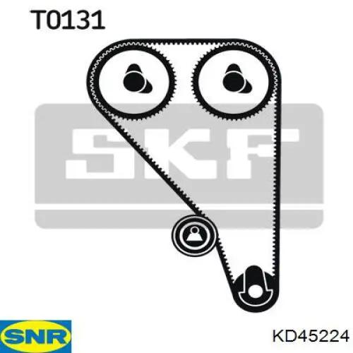 Compre KD45224 SNR Correia do mecanismo de distribuição de gás, kit
