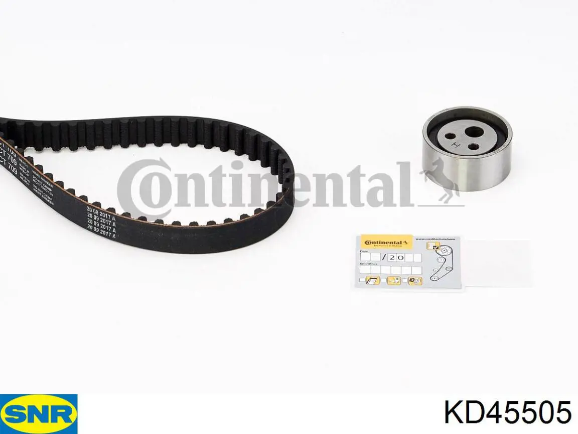 Correia do mecanismo de distribuição de gás, kit SNR KD45505 preço, a partir de 47,44 USD