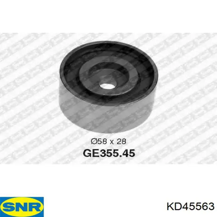 Correia do mecanismo de distribuição de gás, kit SNR KD45563 preço, a partir de 175,17 USD