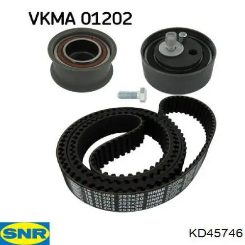 Correia do mecanismo de distribuição de gás, kit SNR KD45746 preço, a partir de 106,30 USD