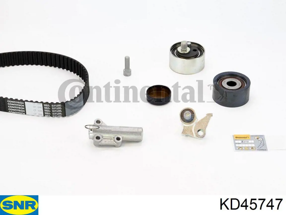 KD45747 SNR Correia do mecanismo de distribuição de gás, kit