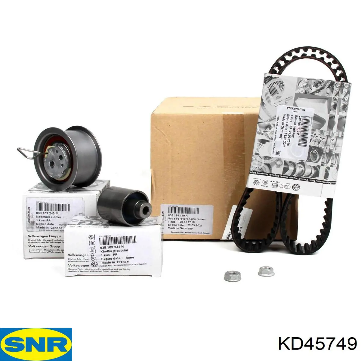 Correia do mecanismo de distribuição de gás, kit SNR KD45749 preço, a partir de 90,29 USD