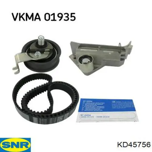 Correia do mecanismo de distribuição de gás, kit SNR KD45756 preço, a partir de 125,53 USD