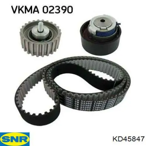 Compre KD45847 SNR Correia do mecanismo de distribuição de gás, kit