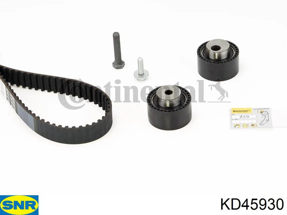 Compre KD45930 SNR Correia do mecanismo de distribuição de gás, kit