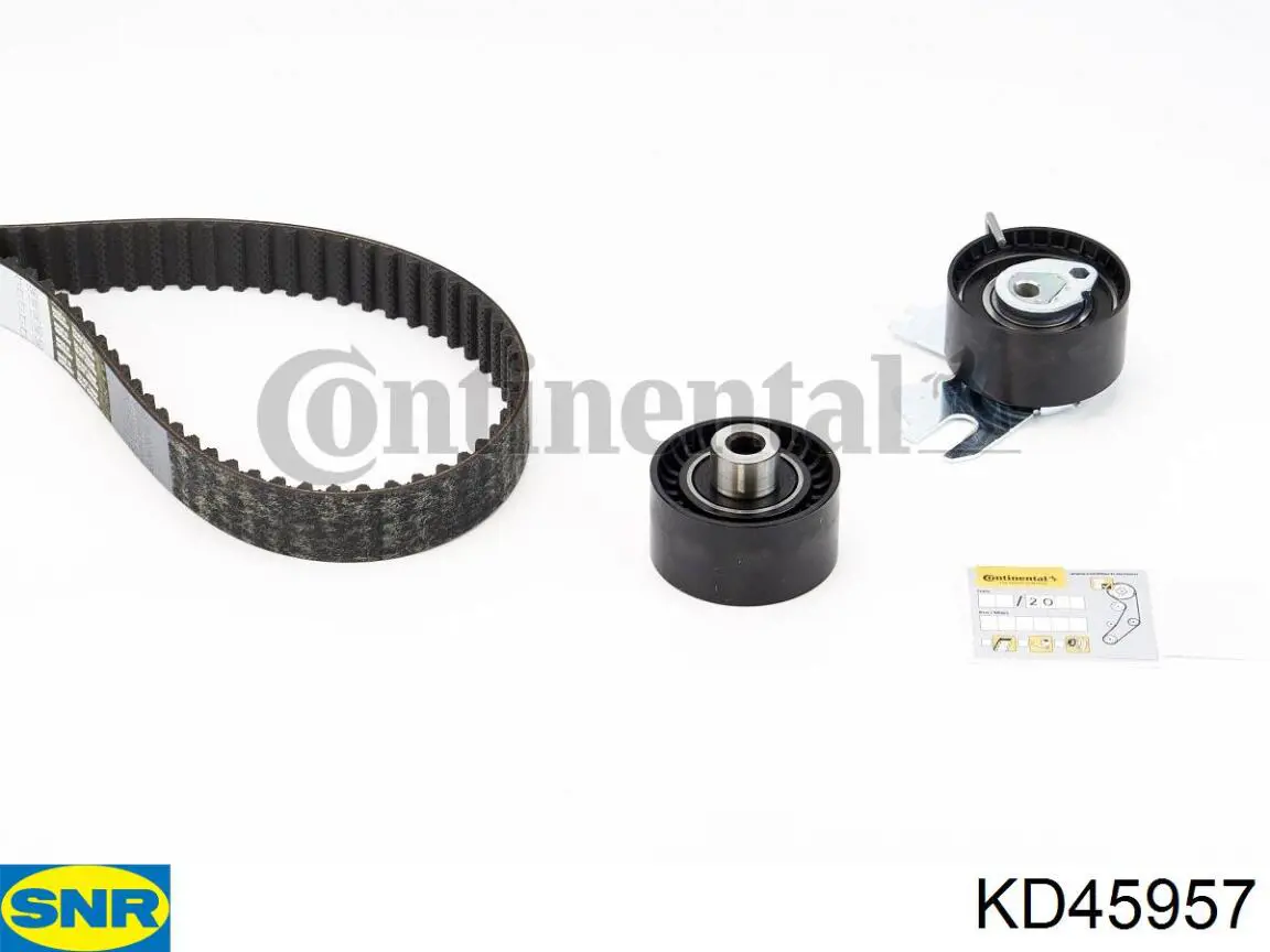 Correia do mecanismo de distribuição de gás, kit SNR KD45957 preço, a partir de 81,08 USD