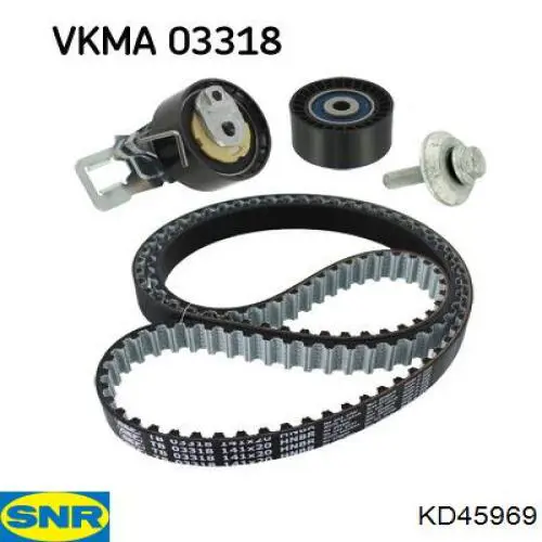 KD45969 SNR Correia do mecanismo de distribuição de gás, kit