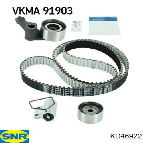 Correia do mecanismo de distribuição de gás, kit SNR KD46922 preço, a partir de 144,90 USD