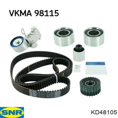 Compre KD48105 SNR Correia do mecanismo de distribuição de gás, kit