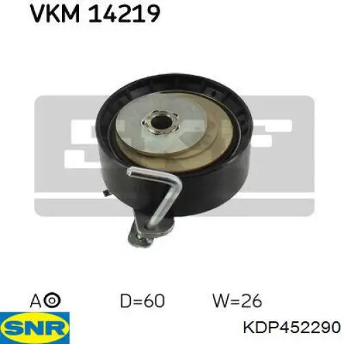 Correia do mecanismo de distribuição de gás, kit CT1211WP1 Continental/Siemens