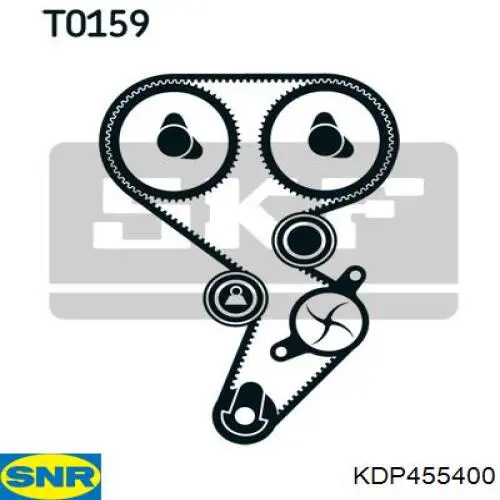 Compre KDP455400 SNR Correia do mecanismo de distribuição de gás, kit