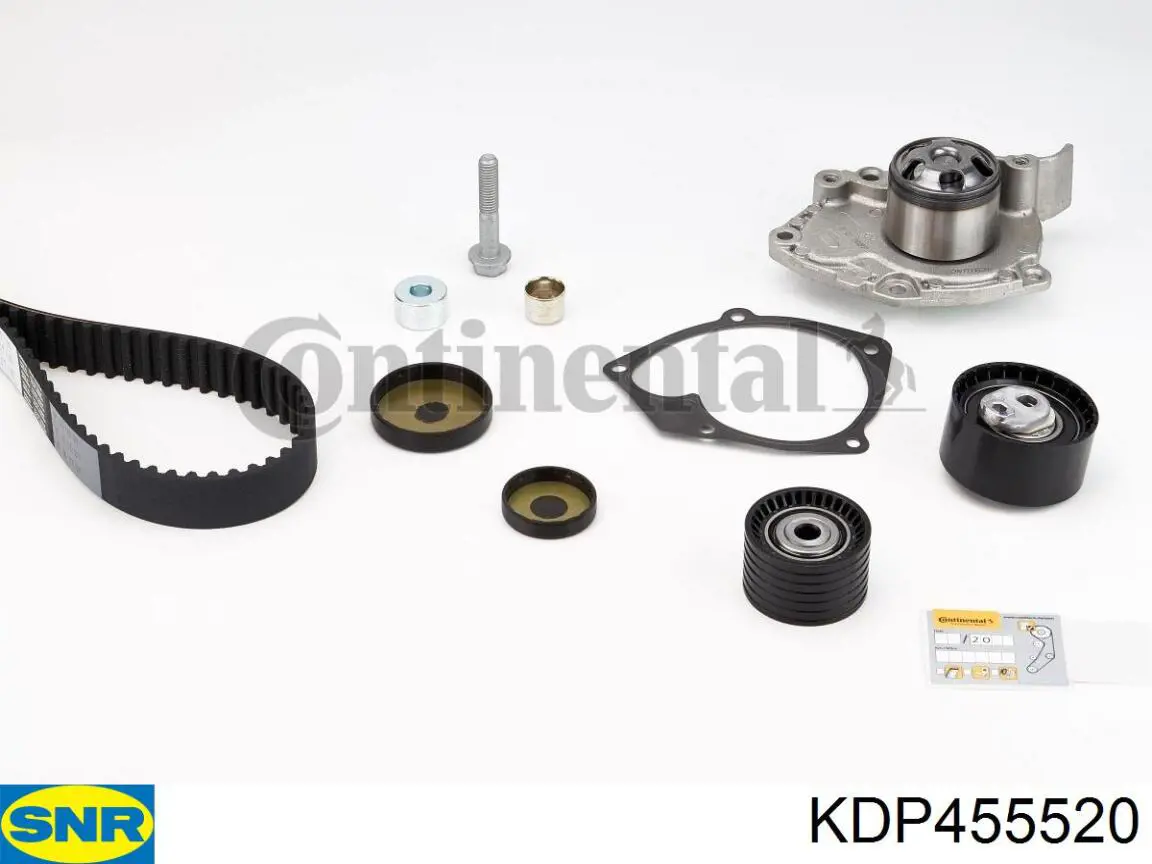 KDP455520 SNR Correia do mecanismo de distribuição de gás, kit