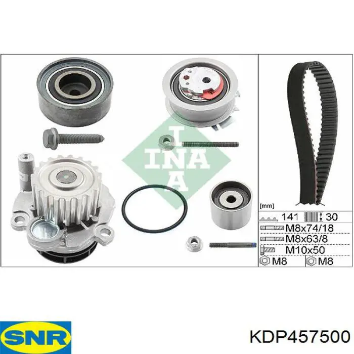Correia do mecanismo de distribuição de gás, kit SNR KDP457500 preço, a partir de 174,37 USD