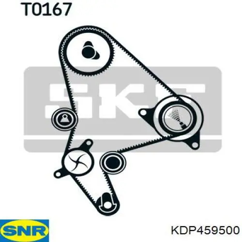 Compre KDP459500 SNR Correia do mecanismo de distribuição de gás, kit