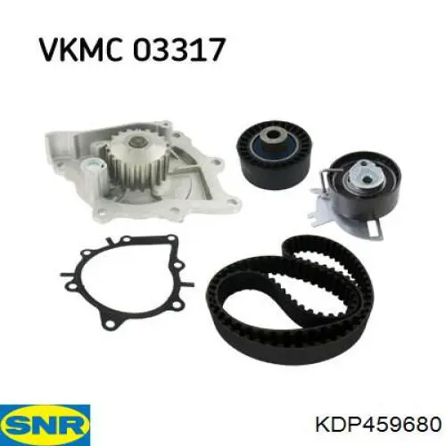Correia do mecanismo de distribuição de gás, kit 1681785880 Peugeot/Citroen
