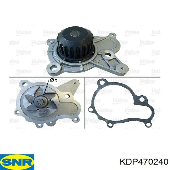 Correia do mecanismo de distribuição de gás, kit SNR KDP470240 preço, a partir de 140,48 USD