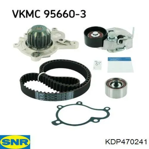 KDP470241 SNR Correia do mecanismo de distribuição de gás, kit