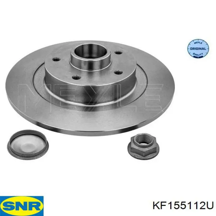 Compre KF155112U SNR Disco do freio traseiro