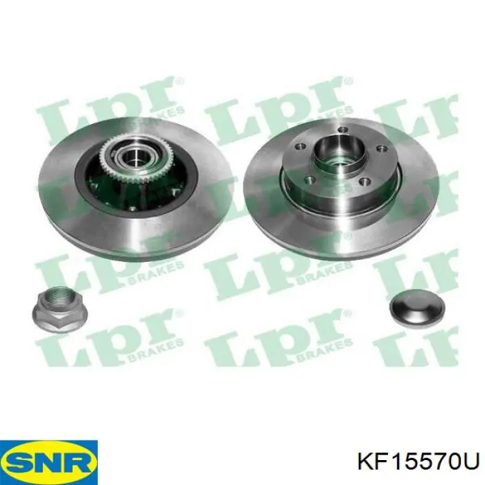 Compre KF15570U SNR Disco do freio traseiro