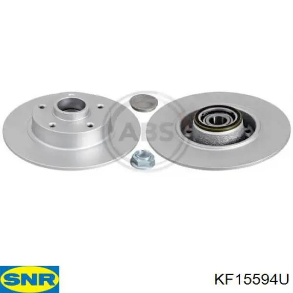 Compre KF15594U SNR Disco do freio traseiro