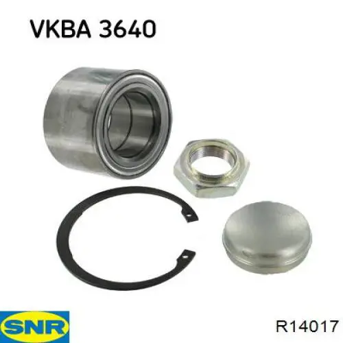 Compre R14017 SNR Rolamento de cubo dianteiro