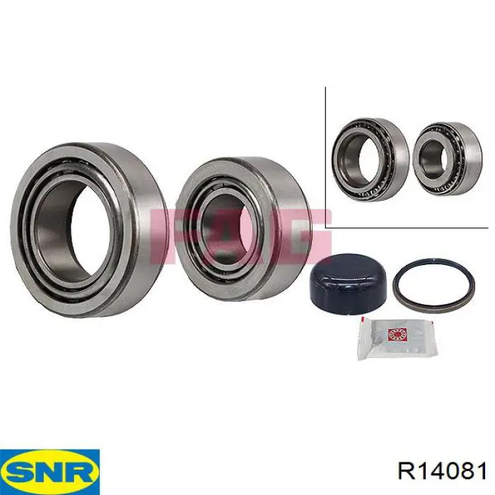 Rolamento de cubo traseiro SNR R14081 preço, a partir de 43,80 USD