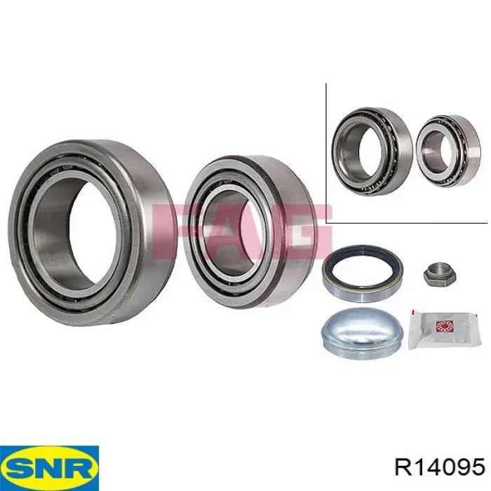 Compre R14095 SNR Rolamento de cubo traseiro