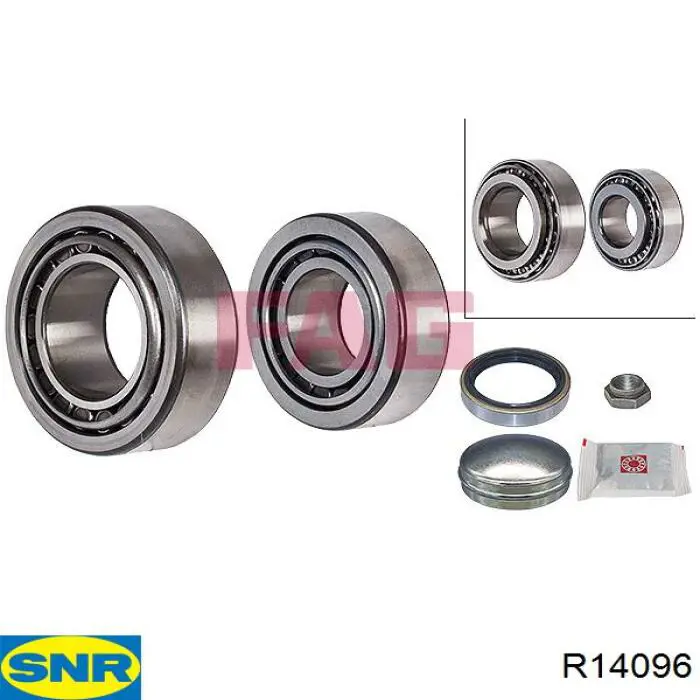 Rolamento de cubo traseiro SNR R14096 preço, a partir de 88,63 USD