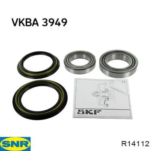 Compre R14112 SNR Rolamento de cubo dianteiro
