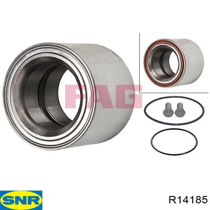 Rolamento de cubo traseiro SNR R14185 preço, a partir de 58,07 USD
