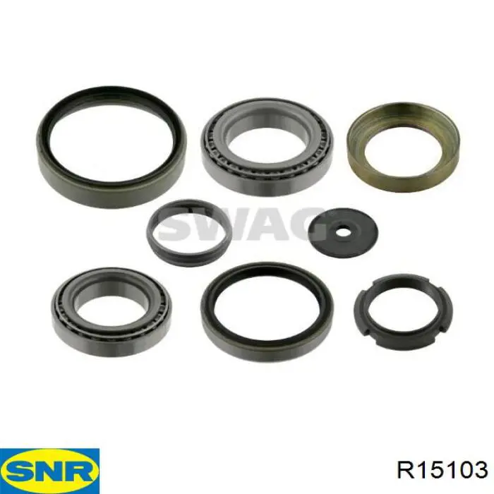 Rolamento de cubo traseiro SNR R15103 preço, a partir de 40,38 USD